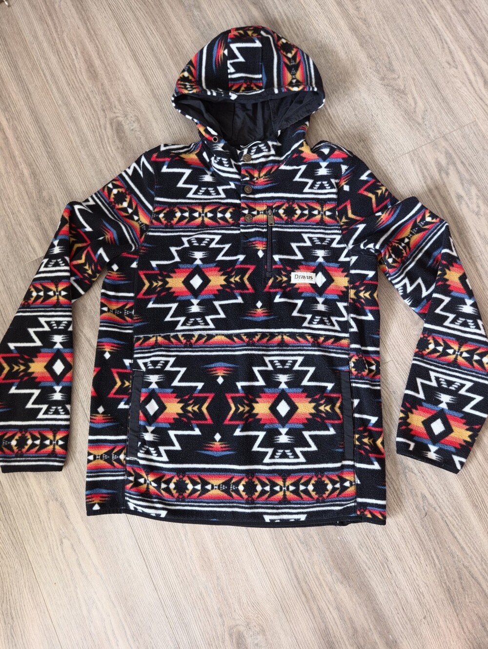 Dravus Mckinley Aztec Fleece Hoodie - Men's Large - Excellent Condition